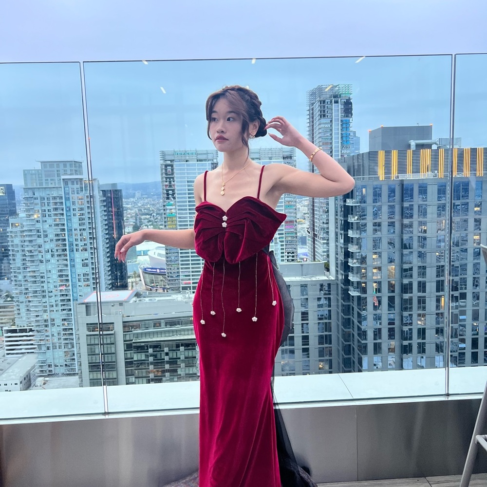 Red Prom Dress - Picture 2 of 3